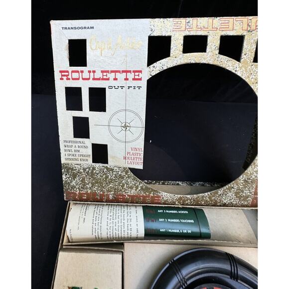 Vintage 1961 Transogram Cap'd Antibe Roulette Outfit COMPLETE In Box - Picture 2 of 9